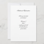 De Uitnodiging van het Vrijgezellenfeest van Las (Achterkant)