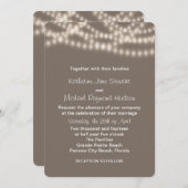 De Uitnodiging van het Weddenschap van het Koord v (Voorkant / Achterkant)