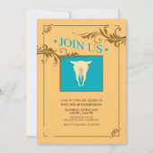 De Uitnodiging van het western-Thema van de (Voorkant)