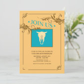 De Uitnodiging van het western-Thema van de (Staand voorkant)