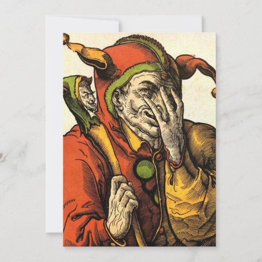 De uitnodiging van Jester (Voorkant)