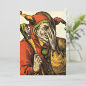 De uitnodiging van Jester (Staand voorkant)