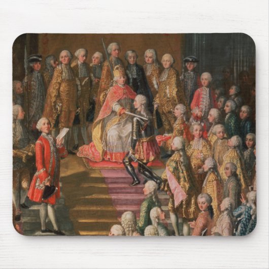 De uitnodiging van Joseph II Muismat (Voorkant)