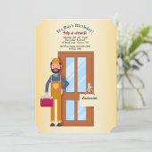 De uitnodiging van Locksmith (Staand voorkant)