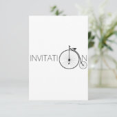 De Uitnodiging van Londen van de Heer van de fiets (Staand voorkant)