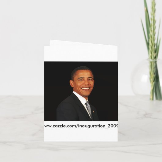 De Uitnodiging van Obama - de Formele Partij van (Achterkant)