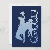 De uitnodiging van Rodeo, past aan (Voorkant)