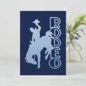 De uitnodiging van Rodeo, past aan (Staand voorkant)