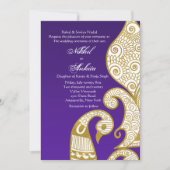 De uitnodiging van Swan Golden (Voorkant)