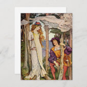 De uitnodiging van Tempest (Voorkant / Achterkant)