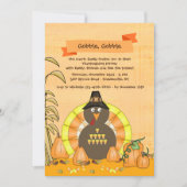 De Uitnodiging van Turkije Thansgiving van het (Voorkant)