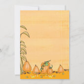 De Uitnodiging van Turkije Thansgiving van het (Achterkant)