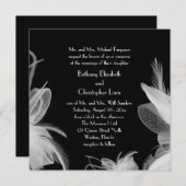 De uitnodiging voor bruiloft van 1920 (Voorkant / Achterkant)