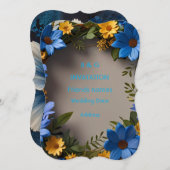 De uitnodiging voor de ceremonie  (Voorkant / Achterkant)