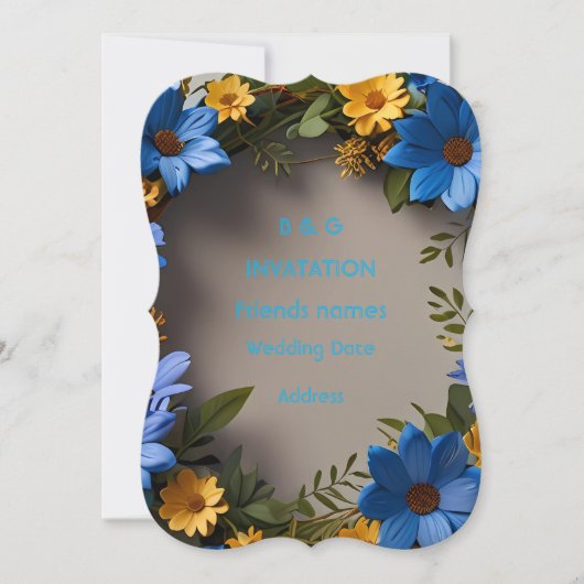 De uitnodiging voor de ceremonie  (Voorkant)