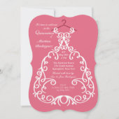 De uitnodiging voor de feestjurk (Voorkant)