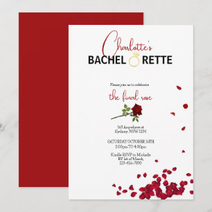 De uitnodiging voor de Final Rose Bachelorette