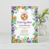 De uitnodiging voor de jacht op paaseieren. Waterv (Staand voorkant)