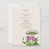 De uitnodiging voor de paddestoelentuin (Voorkant)