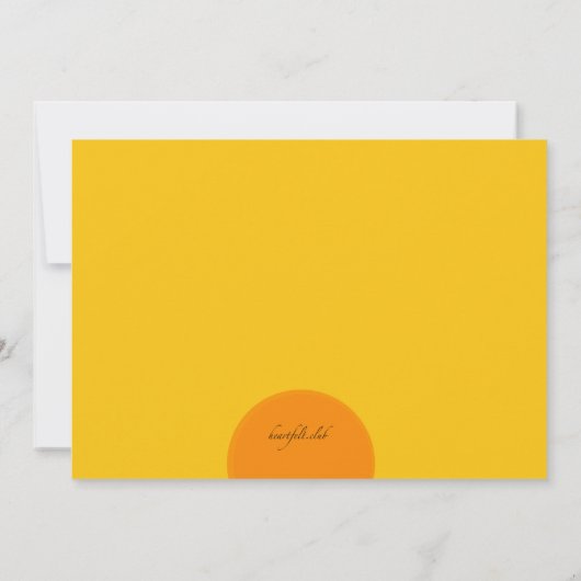 De uitnodiging voor de Rode Barn (Achterkant)