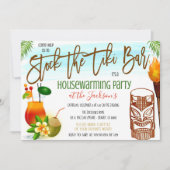 De uitnodiging voor de tiki-balk opmaken (Voorkant)