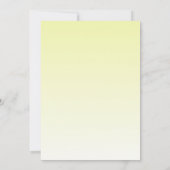 De uitnodiging voor de verjaardag van het meisje e (Achterkant)