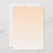 De uitnodiging voor de verjaardag van het meisje e (Achterkant)