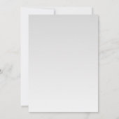 De uitnodiging voor de verjaardag van het meisje e (Achterkant)