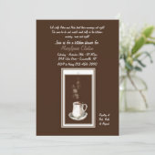 De uitnodiging voor een brouwdouche (Staand voorkant)