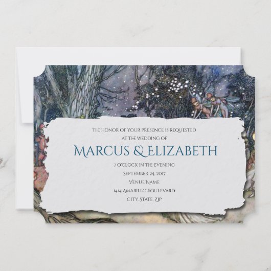 De uitnodiging voor een droomweddenschap in de nac (Achterkant)