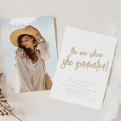 De Uitnodiging voor het Afstudeerfeestje