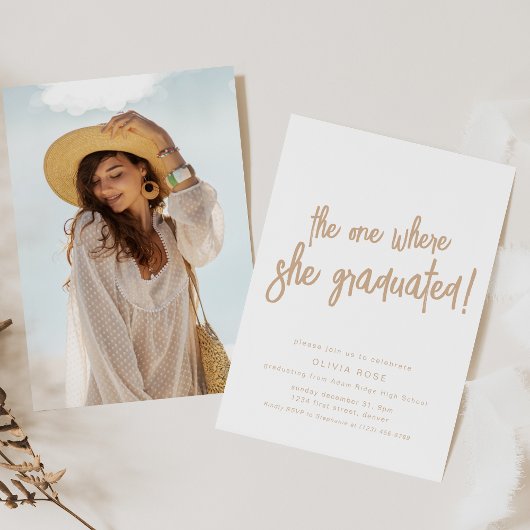 De Uitnodiging voor het Afstudeerfeestje