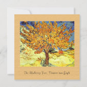 De uitnodiging voor het bruiloft van de Mulberry T (Achterkant)