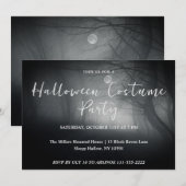 De uitnodiging voor het Dark Forest Party (Voorkant / Achterkant)