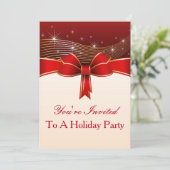 De uitnodiging voor het Grand Holiday Party (Staand voorkant)