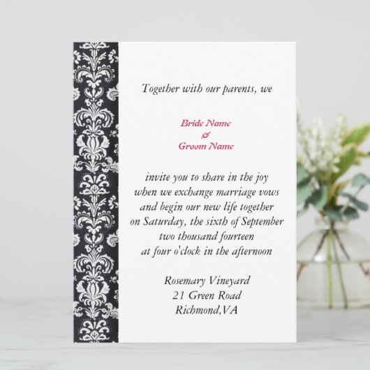 de uitnodiging voor het hele seizoen (Staand voorkant)