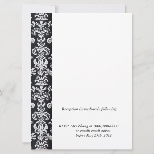 de uitnodiging voor het hele seizoen (Achterkant)