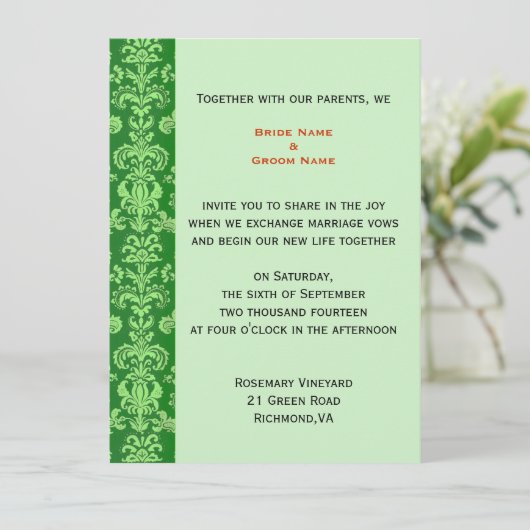 de uitnodiging voor het hele seizoen (Staand voorkant)