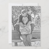 De uitnodiging voor het huwelijk van de Mystical U (Achterkant)