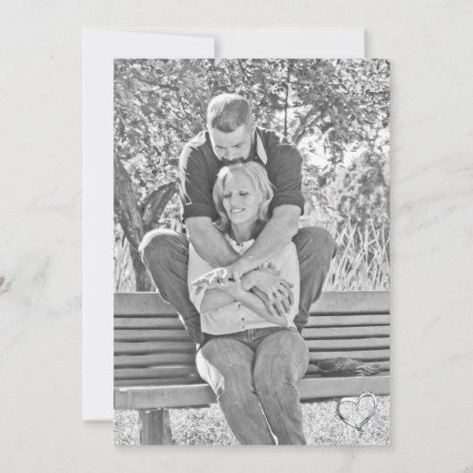 De uitnodiging voor het huwelijk van de Mystical U (Achterkant)