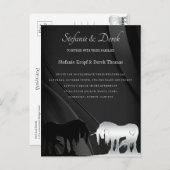 De uitnodiging voor het huwelijk van de Mystical U (Voorkant / Achterkant)