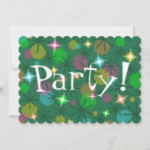 De uitnodiging voor kerstlampjes 'Feestje' is gesc