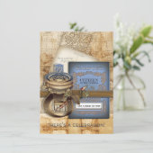 De uitnodigingen van de deelnemers aan het middelp (Staand voorkant)