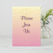 De Uitnodigingen van de Douche van de Douane van (Staand voorkant)