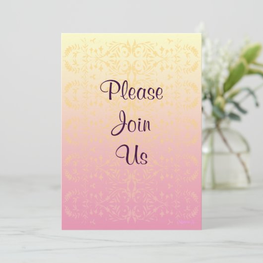 De Uitnodigingen van de Douche van de Douane van (Staand voorkant)