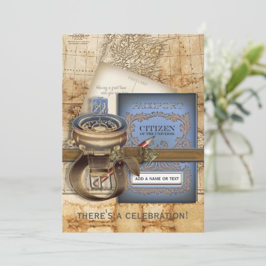 De uitnodigingen van de Grote Partij van de Reizig (Staand voorkant)