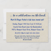 De Uitnodigingen van de Partij van de Inham van (Achterkant)