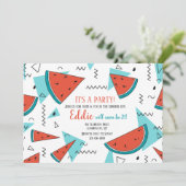 De Uitnodigingen van de Watermeloen van de zomer (Staand voorkant)