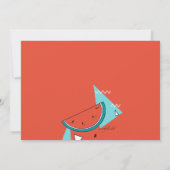 De Uitnodigingen van de Watermeloen van de zomer (Achterkant)