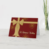 De Uitnodigingen van het Huwelijk van Kerstmis (Voorkant)